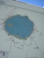 Map of Crater Lake (69kb)