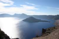 Wizard Island, Crater Lake (93kb)