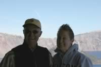 Dad and Jaime being goofy (52kb)